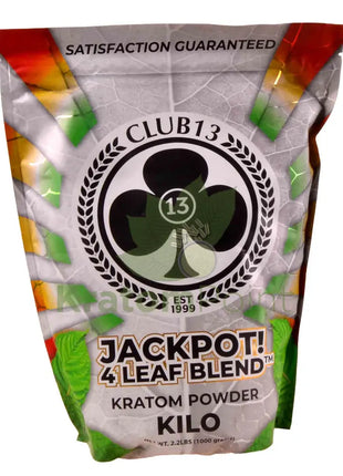 Club 13 Jackpot 4 Leaf Blend Kratom Powder 1kg
