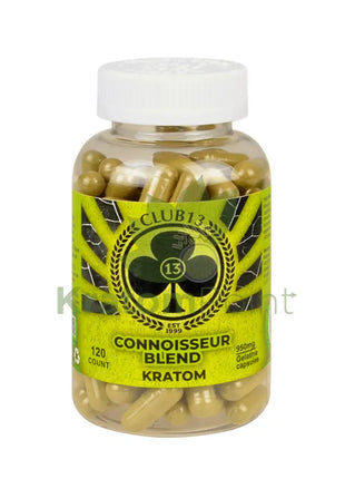 Club 13 Kratom Connoisseur Blend Capsules 120 Count