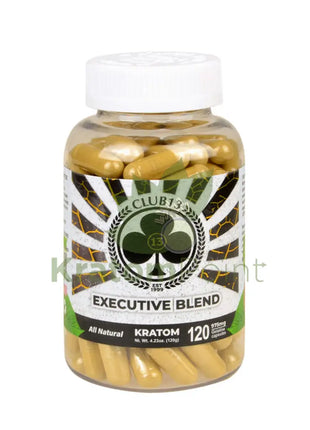 Club 13 Kratom Executive Blend Capsules 120 Count