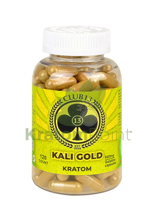 Club 13 Kratom Kali Gold Capsules 120 Count