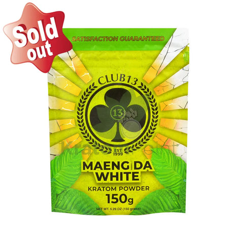 Club 13 Kratom Powder White Maeng Da 150 Grams