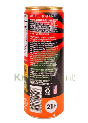 Club 13 Kratom Seltzer 75MIT Blood Orange Social Tonic Drink 12ml can