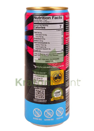 Club 13 Kratom Seltzer 75MIT Paradise Punch Social Tonic Drink 12ml can