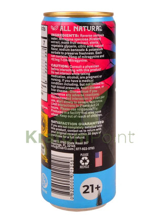 Club 13 Kratom Seltzer 75MIT Paradise Punch Social Tonic Drink 12ml can