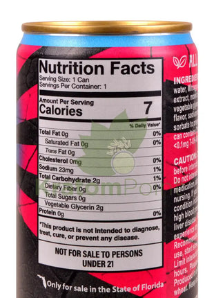 Club 13 Kratom Seltzer 75MIT Paradise Punch Social Tonic Drink 12ml can
