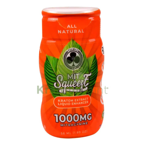 Club 13 MIT Squeeze Kratom Extract Liquid Enhancer 1000mg 56ml