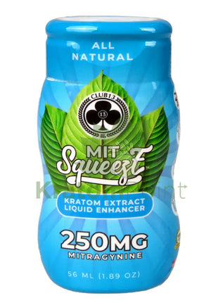 Club 13 MIT Squeeze Kratom Extract Liquid Enhancer 250mg 56ml