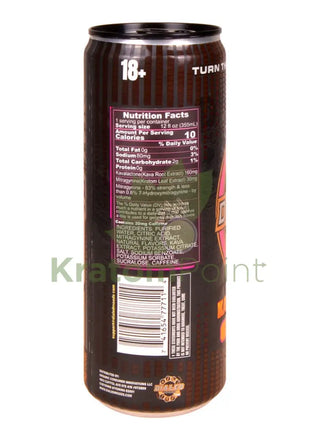 Dialed Moods Kava & Kratom Euphoric Seltzer Mango Peach 12fl oz Kava & Kratom