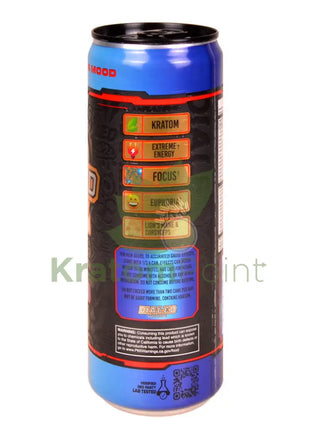 Dialed Moods Kratom Energy Drink Fruit Punch 12FL oz Energy