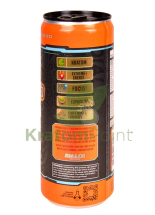 Dialed Moods Kratom Energy Drink Orange Creamsicle 12FL oz Energy