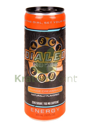 Dialed Moods Kratom Energy Drink Orange Creamsicle 12FL oz Energy