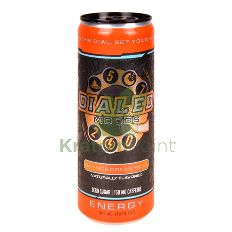 Dialed Moods Kratom Energy Drink Orange Creamsicle 12FL oz Energy