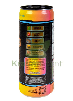 Dialed Moods Kratom Energy Drink Pink Lemonade 12FL oz Energy