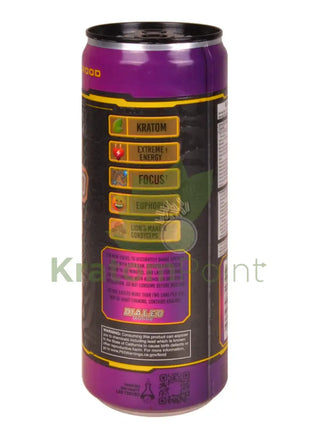 Dialed Moods Kratom Energy Drink Very Berry 12FL oz Energy