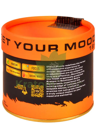 Dialed Moods Orange Starburst Kratom Gummies 15mg 30 count