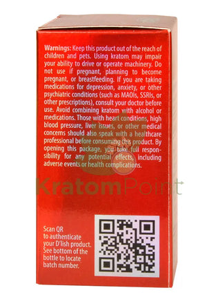 D’lish Frosted Cherry Blast Kratom Extract Shot 30ml bottle