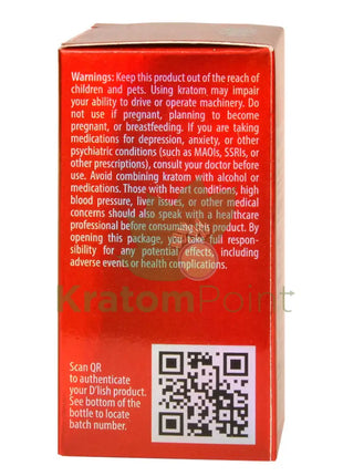 D’lish Frosted Cherry Blast Kratom Extract Shot 30ml bottle