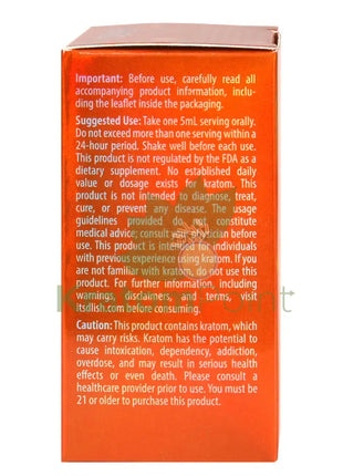 D’lish Mango Punch Kratom Extract Shot 30ml bottle