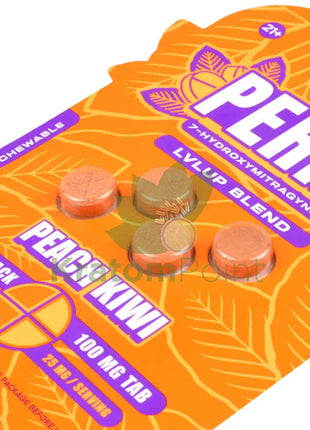 Dozo Perks 7-OH MAXIMUM STRENGTH 100mg LVLUP Blend Peach Kiwi Tablets 4ct Hydroxy