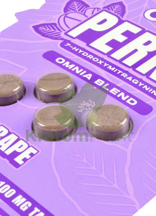 Dozo Perks 7-OH MAXIMUM STRENGTH 100mg Omnia Blend Grape Tablets 4ct Hydroxy