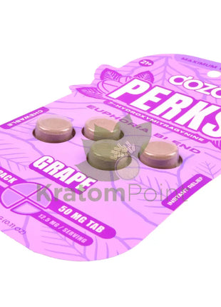 Dozo Perks 7-OH MAXIMUM STRENGTH Euphoria Blend Grape Tablets 4ct Hydroxy