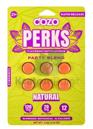 Dozo Perks 7-OH Party Blend Natural Tablets 6ct Hydroxy
