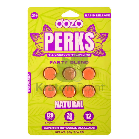 Dozo Perks 7-OH Party Blend Natural Tablets 6ct Hydroxy