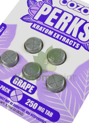 Dozo Perks Grape Kratom Extract 250mg 5ct kratom extract