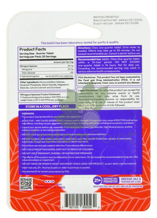 Dozo Perks Strawberry Kratom Extract 250mg 5ct kratom extract