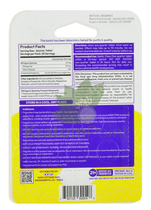 Dozo Perks Wild Mango Kratom Extract 250mg 5ct kratom extract
