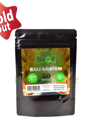 Earth Kratom Bali 30 Grams Powder