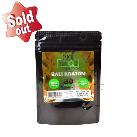 Earth Kratom Bali 30 Grams Powder
