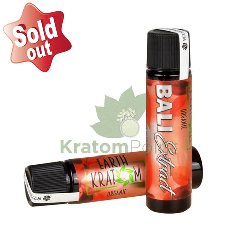Earth Kratom Extract Oil Red Bali, 12ml