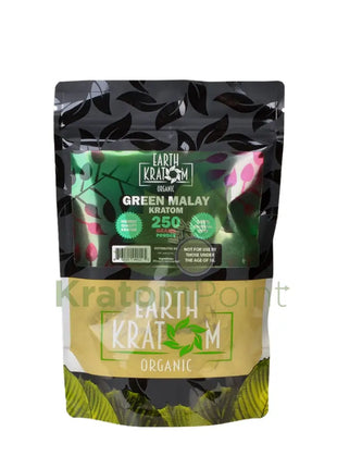 Earth Kratom Green Malay 250 Grams Powder