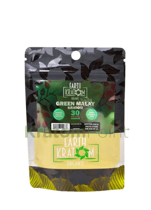Earth Kratom Green Malay 30 Grams Powder