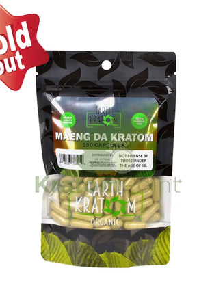 Earth Kratom Maeng Da Capsules 150 Count