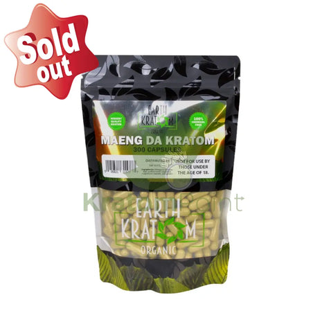 Earth Kratom Maeng Da Capsules 300 Count