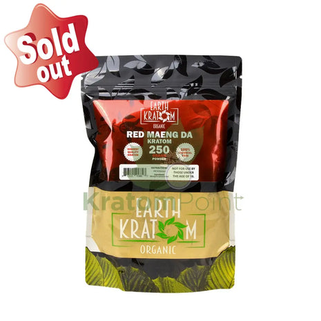 Earth Kratom Red Maeng Da 250 Grams Powder