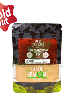 Earth Kratom Red Maeng Da 30 Grams Powder