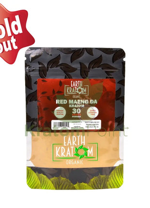 Earth Kratom Red Maeng Da 30 Grams Powder