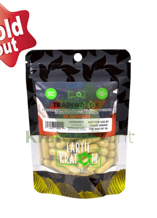 Earth Kratom Trainwreck Capsules 65 Count