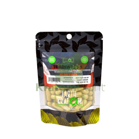 Earth Kratom Trainwreck Capsules 65 Count