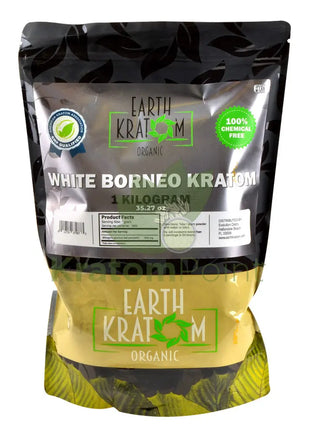 Earth Kratom White Borneo 1Kg Powder