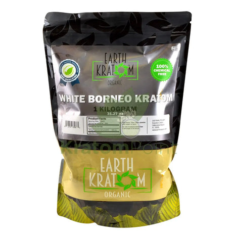 Earth Kratom White Borneo 1Kg Powder