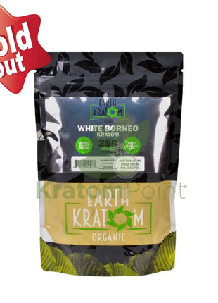 Earth Kratom White Borneo 250 Grams Powder