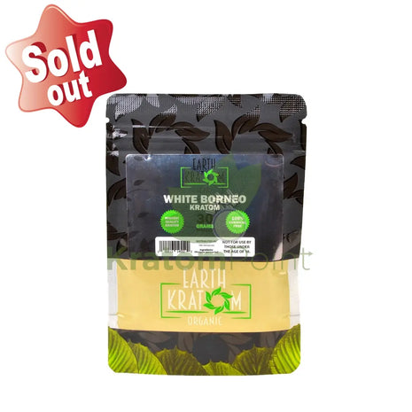 Earth Kratom White Borneo 30 Grams Powder