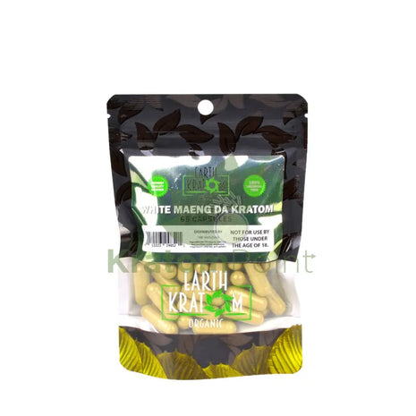 Earth Kratom White Maeng Da Capsules 65 Count