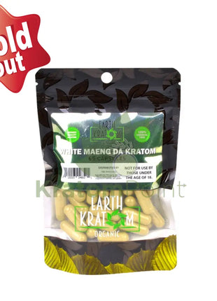 Earth Kratom White Maeng Da Capsules 65 Count