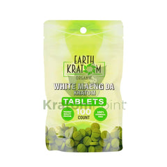 Earth Kratom White Maeng Da Kratom Tablets, 100 count