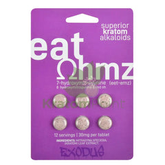 Eat Ohmz 7-Hydroxy + 8-Oh + Red-Oh 30Mg Tablets 6 Count Hydroxy